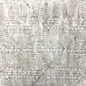 Abeytu Zinc Tribal Grey Neutral 100 Percent Cotton Shop Zimmans Fabrics