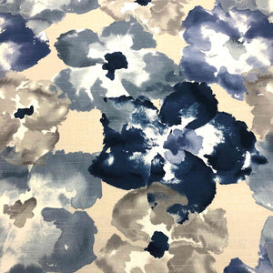 Aptura Floral Indigo Blue Grey Floral by Robert Allen Shop Zimman's Fabrics