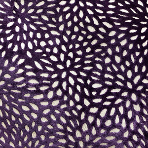 Codes Plum Contents Cut Velvet Purple Geometric Shop Zimman's Fabric