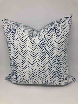 Blue Arrow Pillow 100 Percent Cotton Geometric Shop Zimman's Fabric