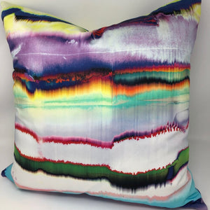 Italian Tie-dye Pillow Multicolor Digital Print Shop Zimman's Fabric