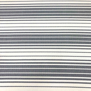 Poncho Indigo Indoor/Outdoor 100% Polypropylene  Upholstery Weight Stripe Indigo Navy White Shop Zimman's Fabric