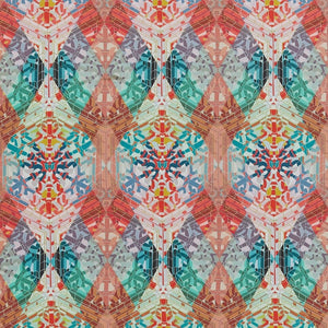 Open image in slideshow, Lacefield Temple Kaleidoscope Cotton Linen Blend Multicolor Shop Zimman&#39;s Fabric
