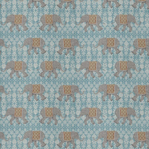 Trend 04244 Aqua Linen Rayon Blend Blue Animal Aqua Window Treatments Shop Zimman's Fabric