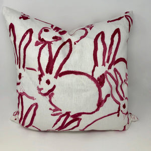 Lee Jofa Groundworks Hutch Pillow Cover Bunny Red Shop Zimman's Fabric